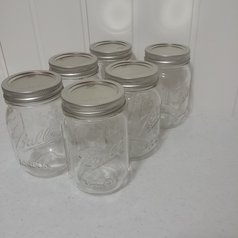 6 ball Mason jars 16oz - Picture 3 of 3